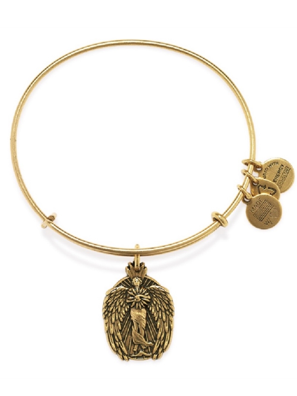 Alex and Ani Gold guardian of strength Charm Bangle Bracelet